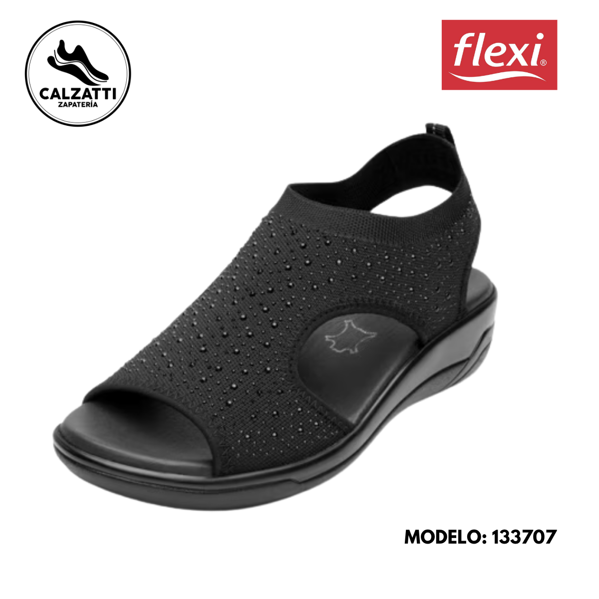 Sandalia De Confort Flexi para Mujer con Amortiguamiento 