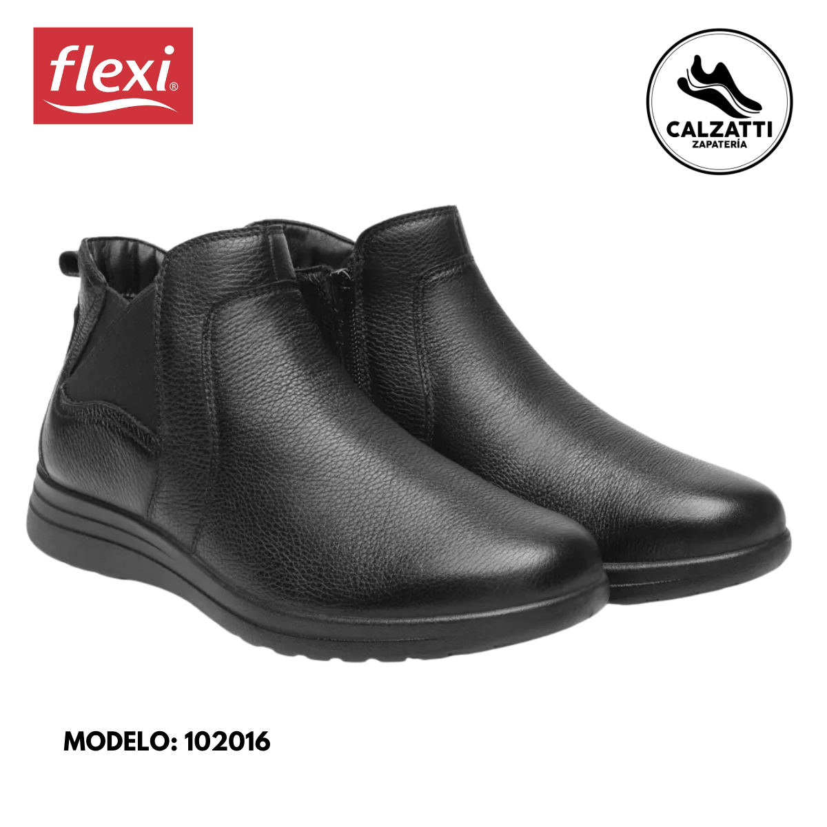 Botín Confort Flexi para Mujer con Plantilla Removible