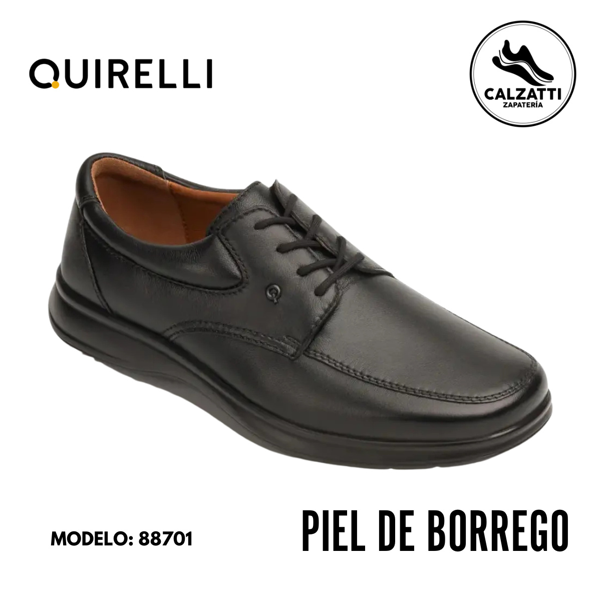 Zapato Casual Para Oficina Quirelli Con Plantilla Hexafoam Para Hombre 